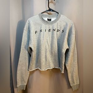 FRIENDS Gray Crew Neck Sweater